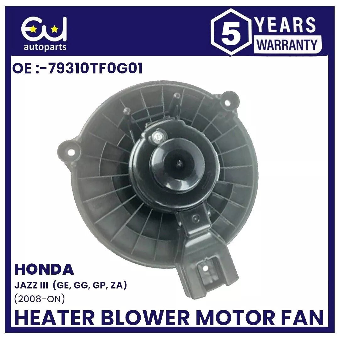 HEATER BLOWER MOTOR FAN FOR HONDA JAZZ MK3 III GE, GG, GP, ZA 1.2 1.3 08-23 OEM
