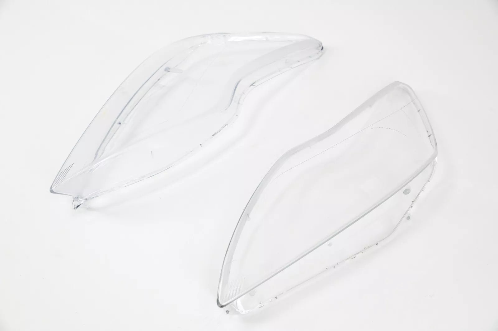 FOR FORD FOCUS MK2 FRONT HEADLIGHT LAMP LENS COVER LEFT RIGHT SIDE PAIR 2008-10