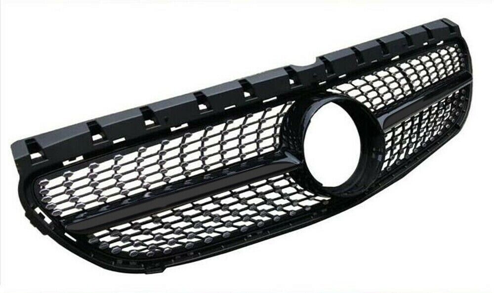 FOR MERCEDES BENZ B CLASS W246 BUMPER SPORT GRILLE 2015-2018 FACELIFT DIAMOND