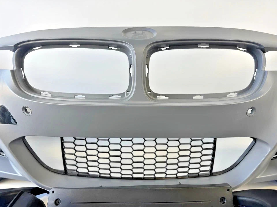 FOR BMW 3 SERIES F30 F31 M SPORT LOOK FRONT BUMPER GRILL W/PDC WASHER HOLE 15-19