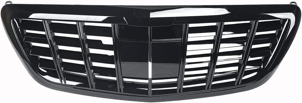 FOR MERCEDES S CLASS W222 S65 S560 AMG FRONT RADIATOR BLACK GRILL GRILLE 14-20