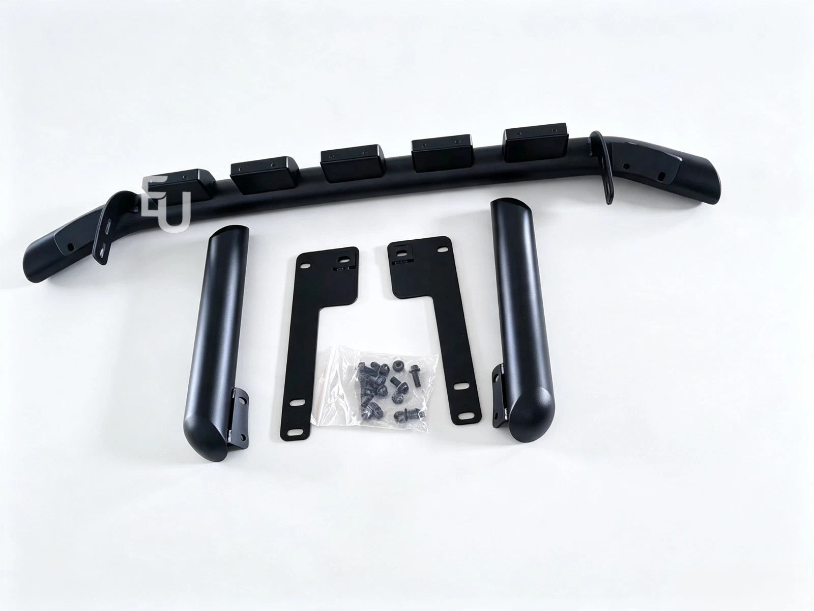 FRONT BUMPER CITY NUDGE BULL BAR BLACK FITS FOR TOYOTA HILUX MK8 2015-2024