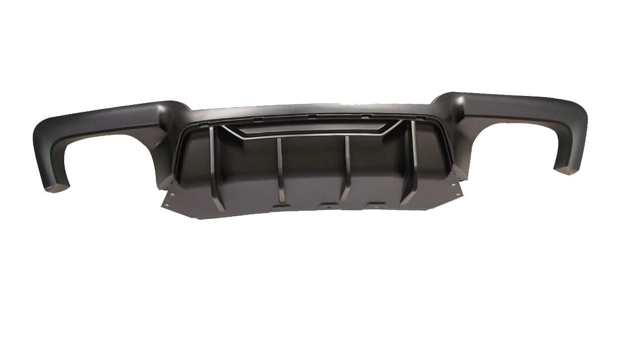 FOR BMW 5 SERIES F10 F11 REAR BUMPER DIFFUSER MSPORT SPLITTER VALANCE MATTE BLK