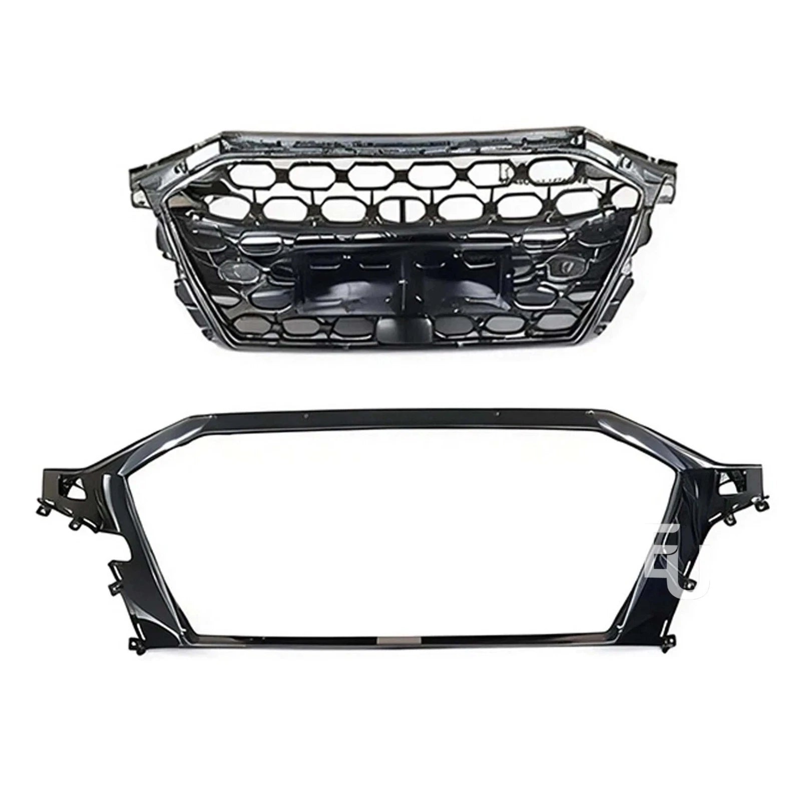 RS3 CONVERSION FRONT BUMPER BODYKIT GRILLE FOR AUDI A3 S3 8Y 2020-24 SEDAN HATCH