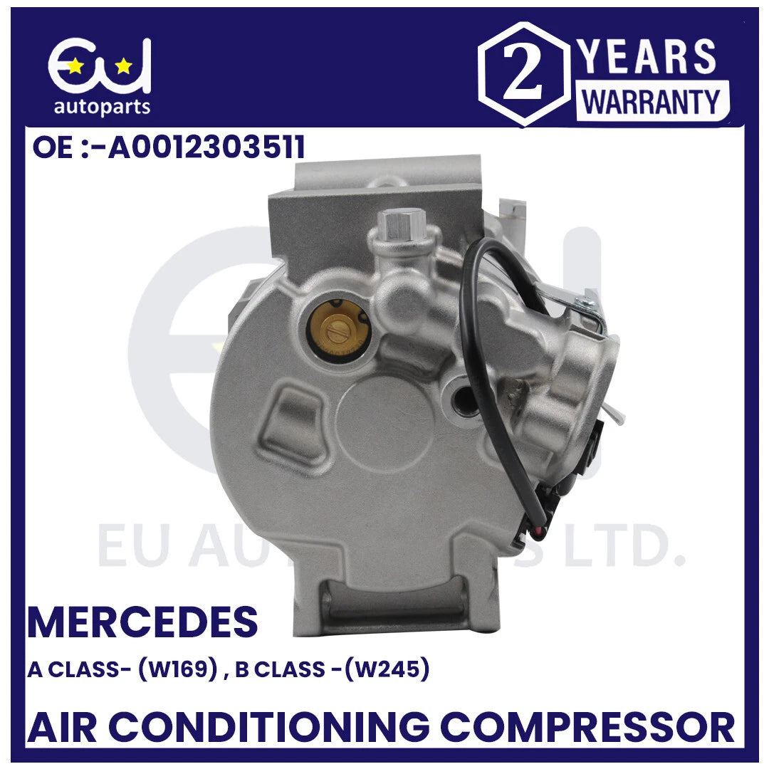 AIR CON AC COMPRESSOR PUMP FOR MERCEDES A-CLASS W169 B-CLASS W245 PETROL ENGINES