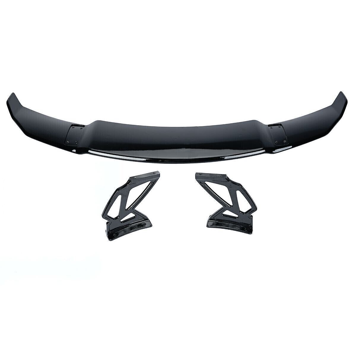 FOR 14 genERATION UNIVERSAL REAR BOOT TOP SPOILER FOR SEDAN model GLOSS BLACK