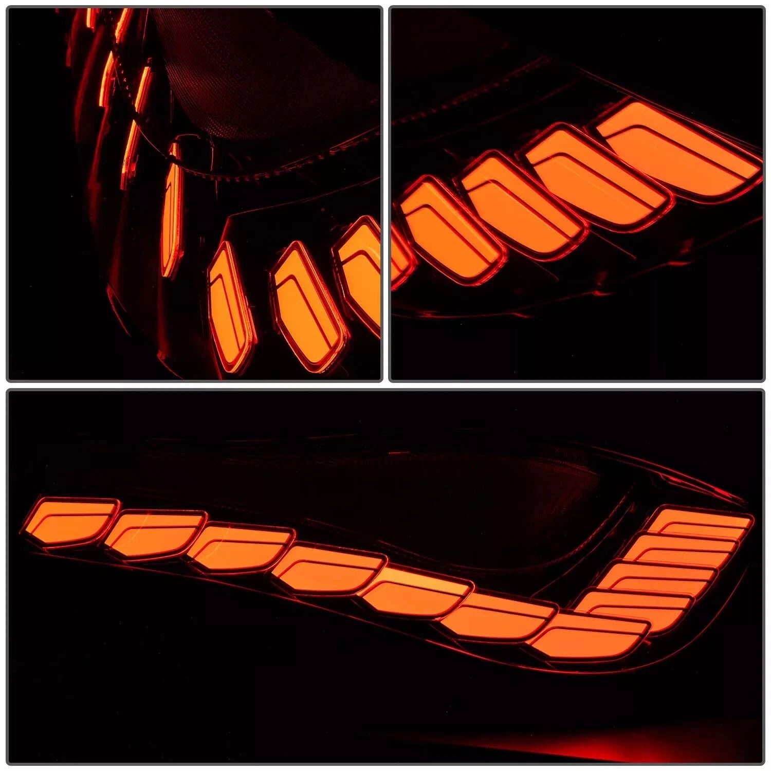 SMOKED OLED TAIL LIGHTS LAMP FOR BMW 2 SERIES 14-20 F22 F23 F87 M2 W/ANIMATION