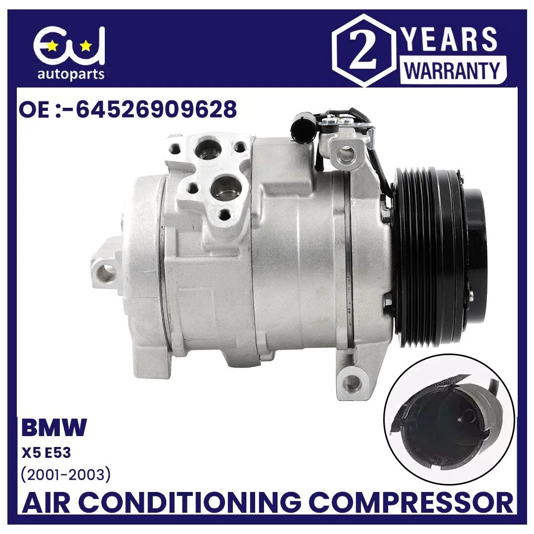 AIR CONDITIONING A/C COMPRESSOR FOR BMW X5 E53 2000-2006 4.4 I 4.6IS 64526909628