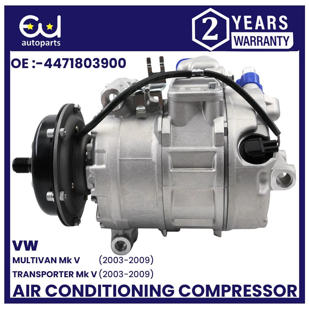 AIR CON A/C COMPRESSOR PUMP FOR VW TRANSPORTER MULTIVAN T5 TOUAREG 2.5 TDI