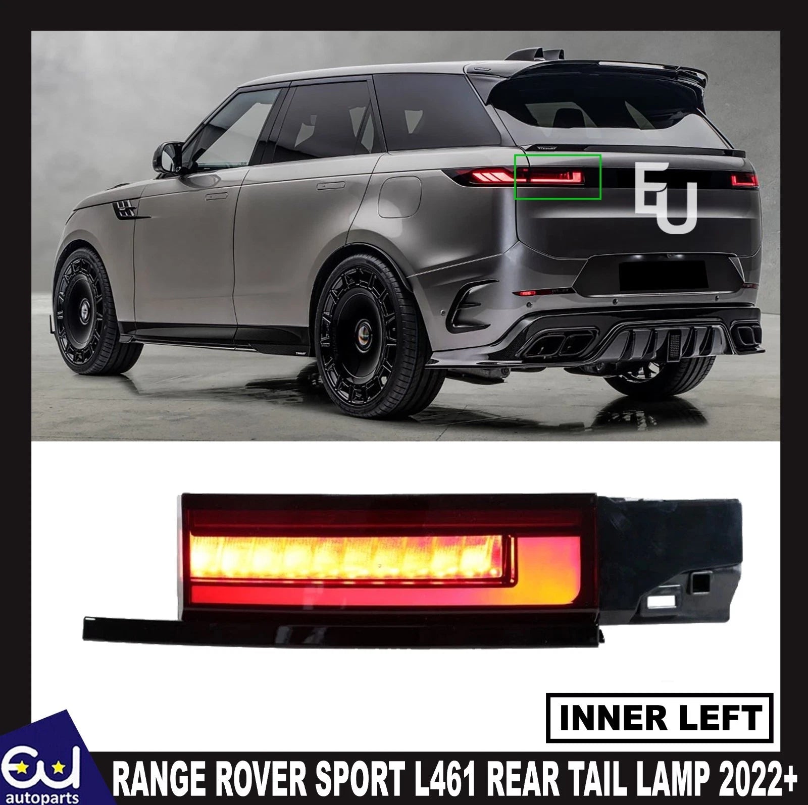 LEFT PASSENGER INNER SIDE REAR TAIL LIGHT LAMP FOR RANGE ROVER SPORT L461 22+