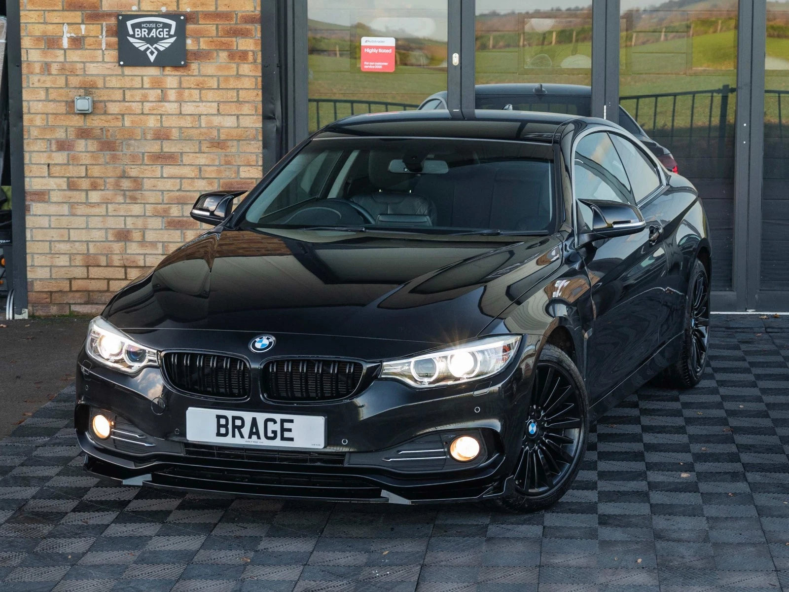 FOR BMW 4 SERIES F32 F33 F36 SE STANDARD FRONT SPLITTER SPOILER LIP GLOSS 14-20