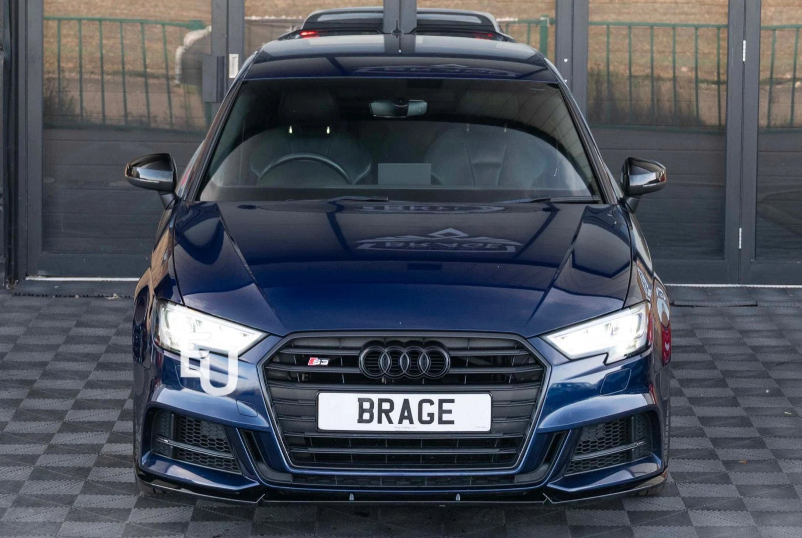FOR AUDI A3 S3 S Line 8V FRONT SPLITTER SPOILER LIP GLOSS BLACK BODY KIT 2016-20