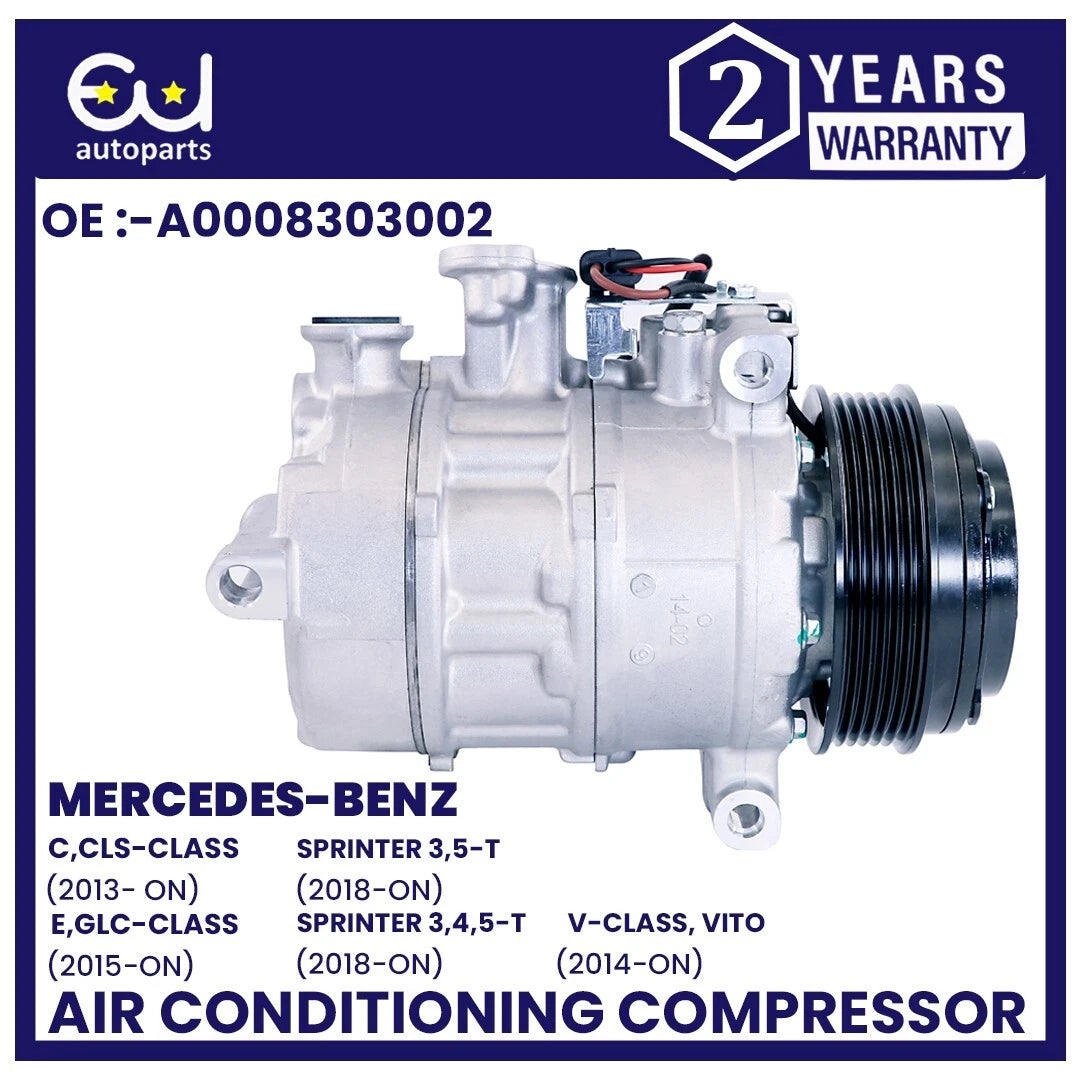 AIR CONDITIONING AC COMPRESSOR FOR MERCEDES W205 W213 X253 C257 GLC C E CLASS