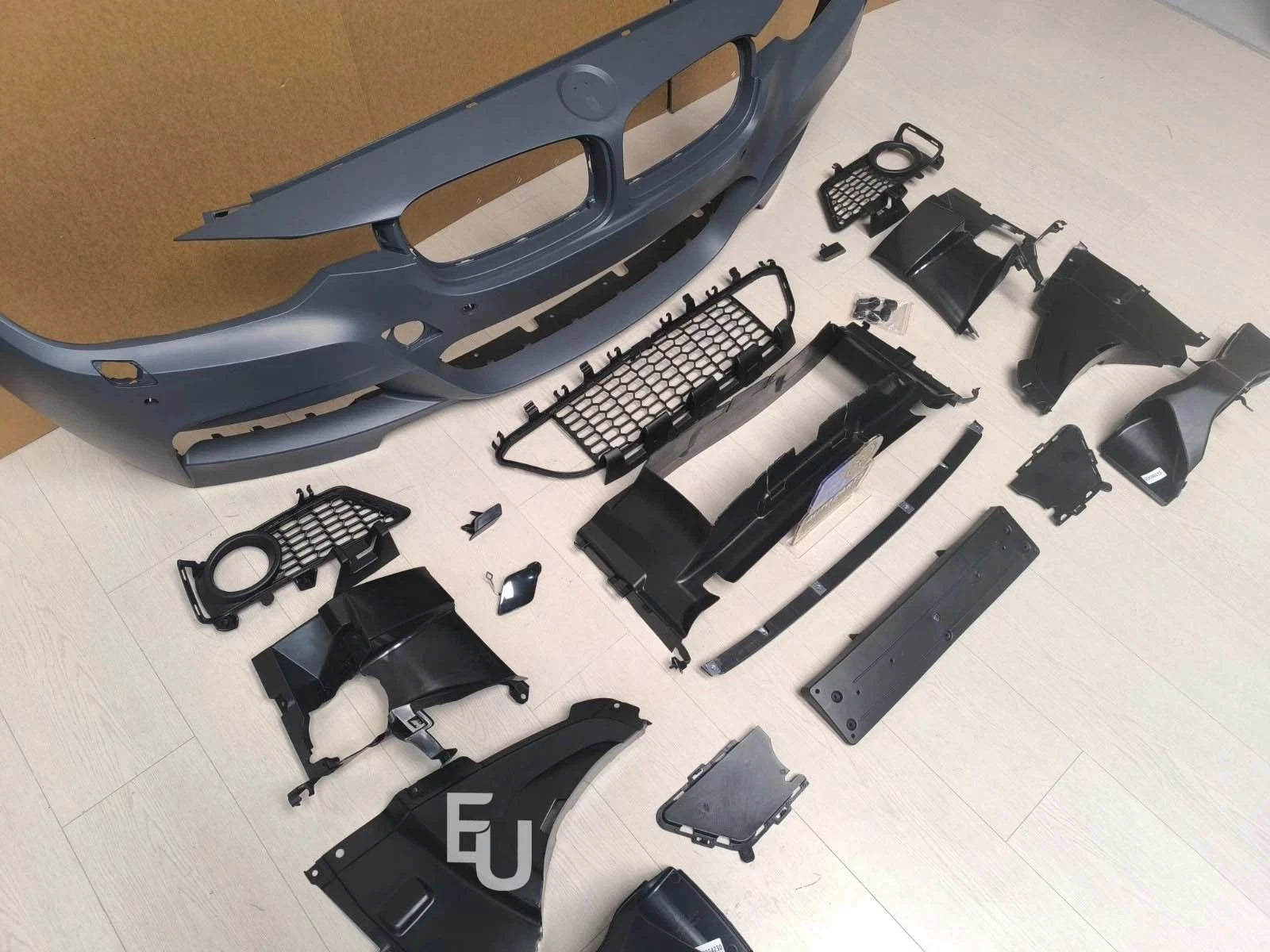 FOR BMW 3 SERIES F30 F31 M SPORT LOOK FRONT BUMPER BODYKIT W/PDC GRILL 2012-2019