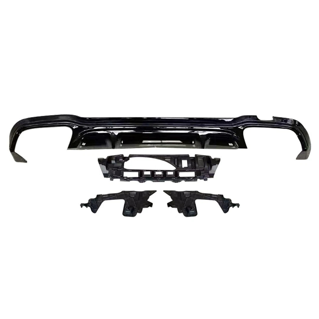 FOR MERCEDES E CLASS W213 REAR BUMPER DIFFUSER NORMAL SEDAN E63 LOOK TAILPIPES