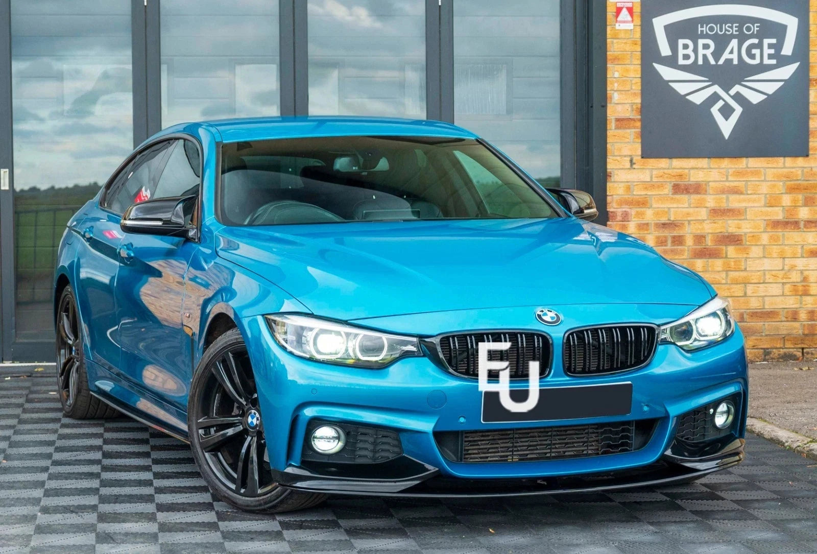 BODYKIT BODY KIT FOR BMW 4 SERIES F36 GRAN COUPE FRONT SPLITTER & REAR DIFFUSER