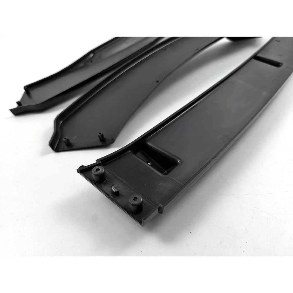 FOR SKODA OCTAVIA MK3 FRONT SPLITTER SPOILER BUMPER LIP GLOSS BLACK 2013-2020