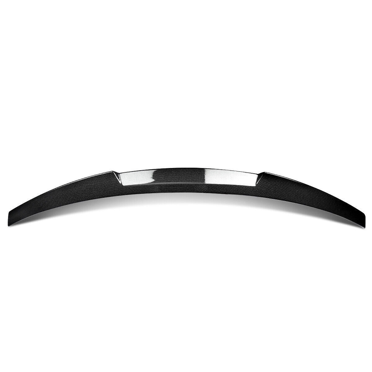 FOR AUDI A4 B8 S4 RS4 SALOON 13-16 M4 STYLE REAR BOOT SPOILER LIP CARBON LOOK