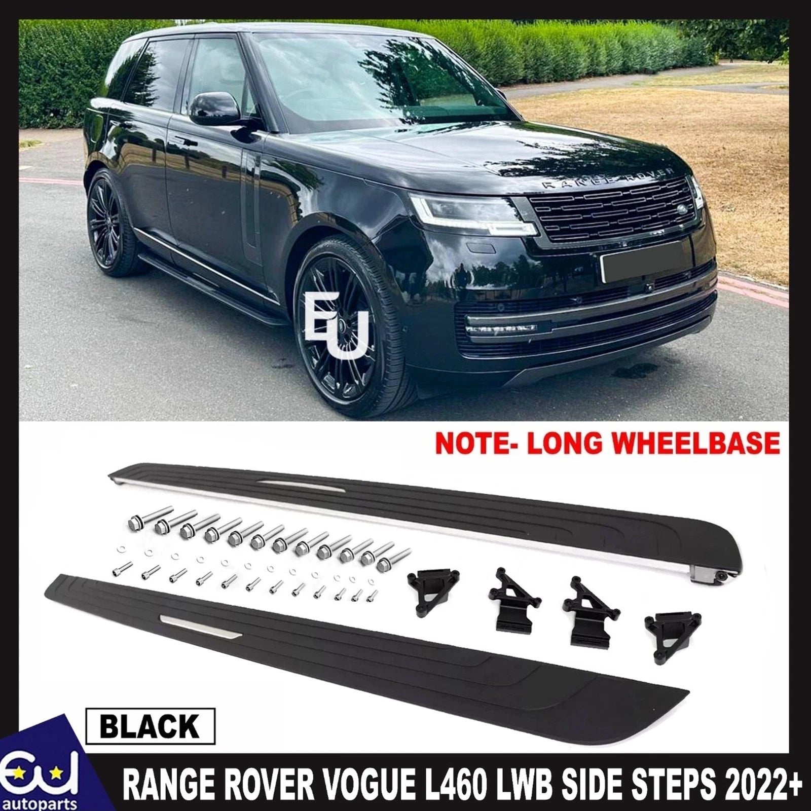 RUNNING BOARD SIDE STEPS FOR RANGE ROVER VOGUE L460 LONG WHEEL BASE LWB