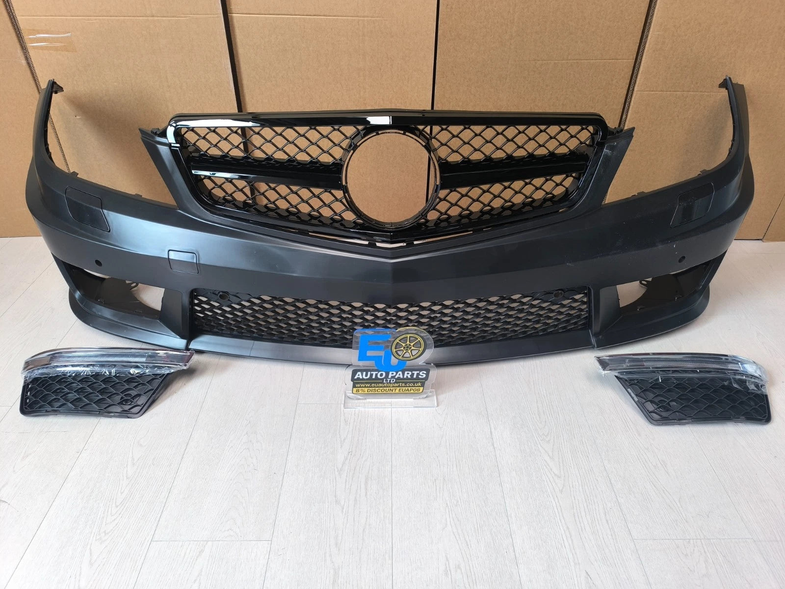 FOR MERCEDES C CLASS W204 C204 S204 C63 LOOK FRONT BUMPER 2011-2015 FACELIFT
