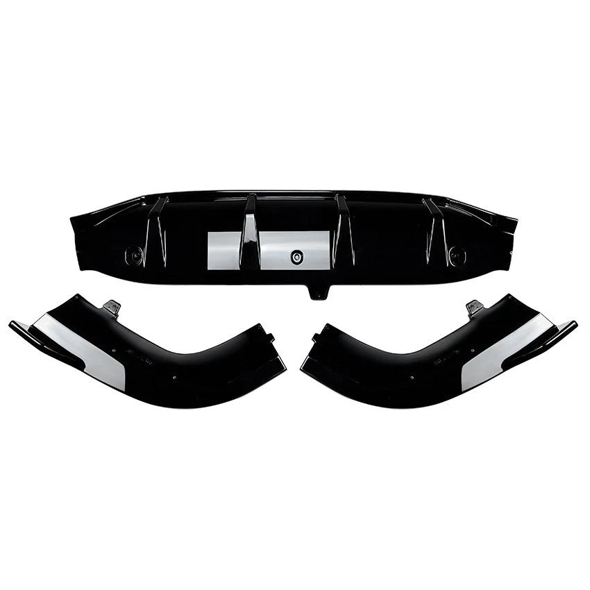 FOR MERCEDES GLC X254 AMG REAR BUMPER DIFFUSER SPLITTER LIP GLOSS BLACK 2022+