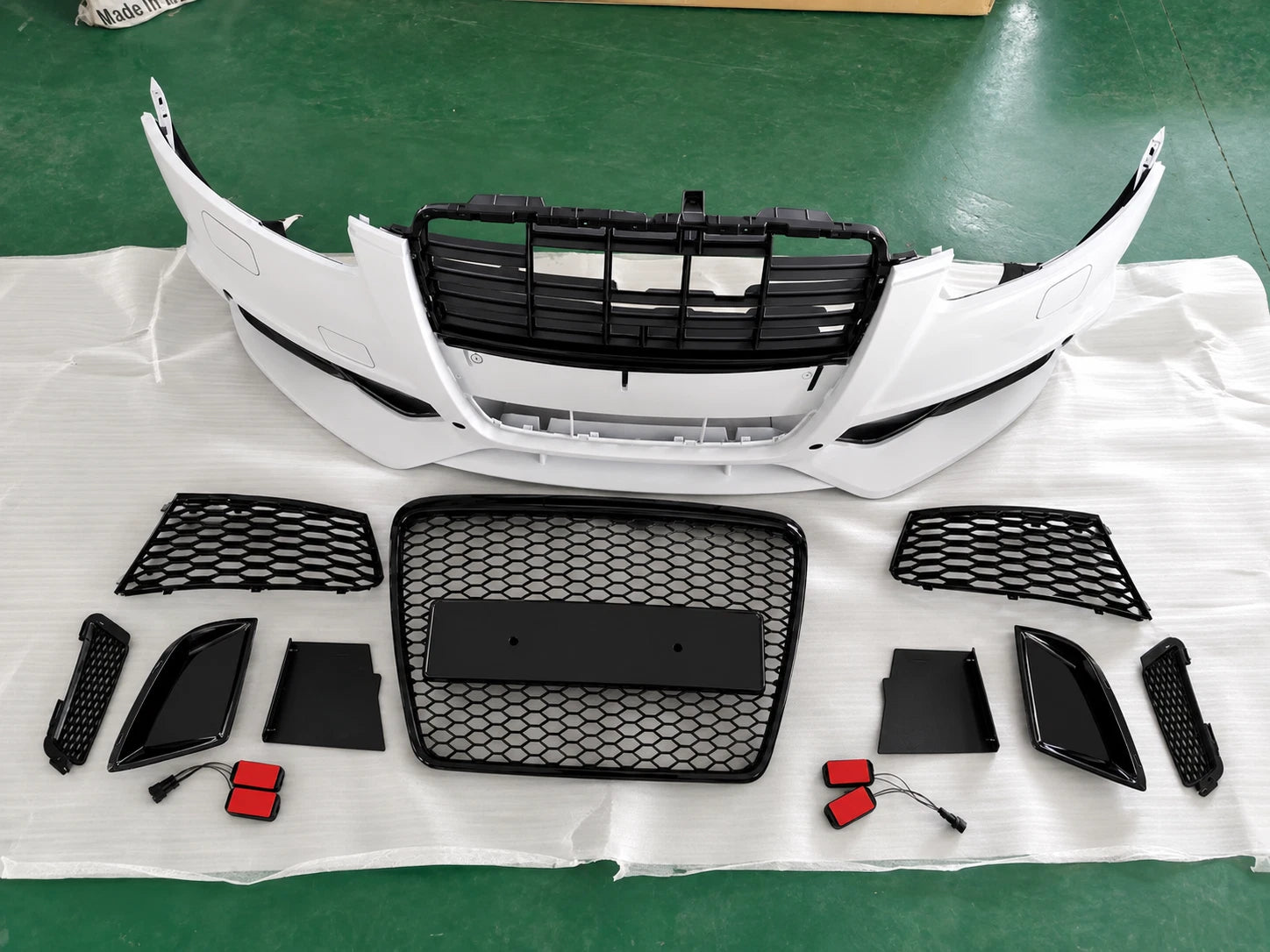 RS6 LOOK FRONT BUMPER CONVERSION BODYKIT FOR AUDI A6 S6 C6 2008-2011 FACELIFT