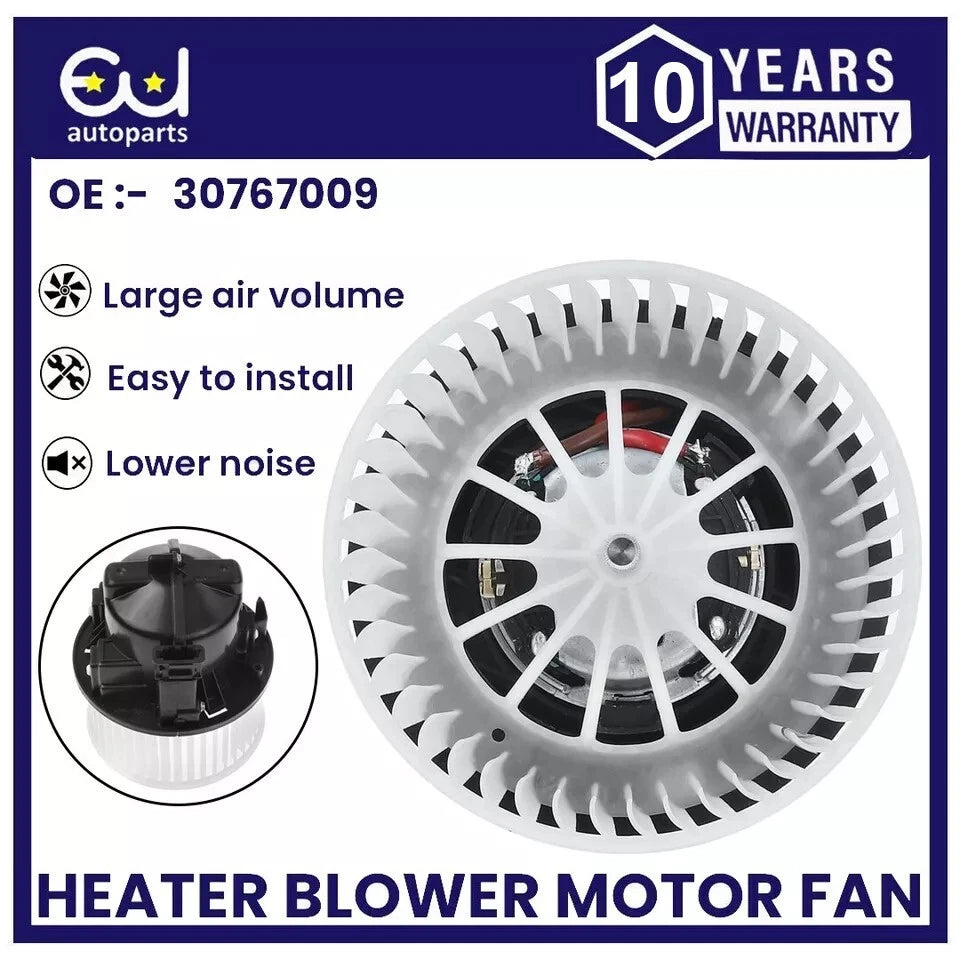 HEATER BLOWER MOTOR FAN FOR VOLVO XC60 XC70 S60 S80 V70 V60 OEM QUALITY 30767009