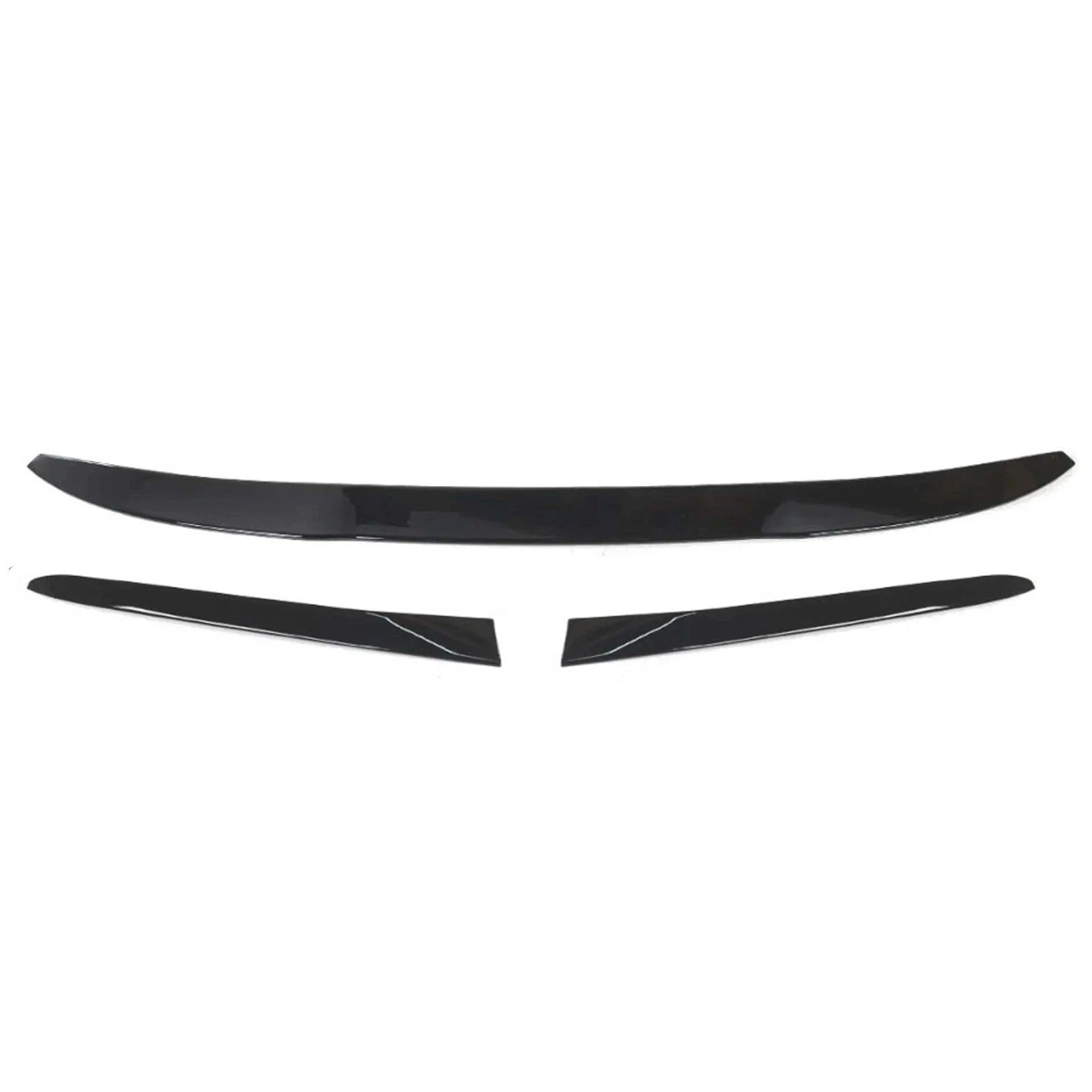 FOR BMW X4 G02 PRE-LCI GLOSS BLACK AERO BODYKIT SPLITTER DIFFUSER AND TIPS 18-21