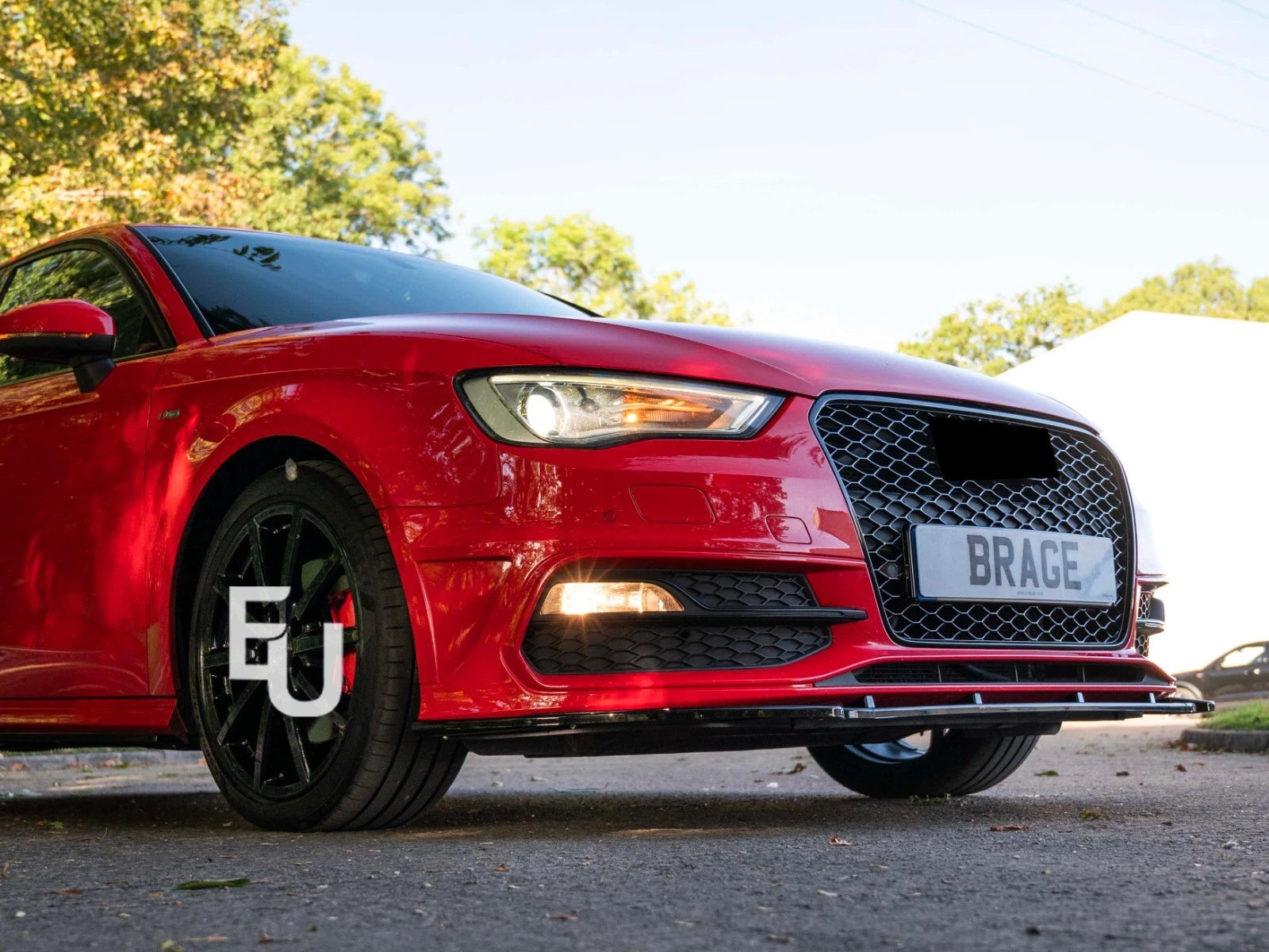 FOR AUDI A3 S3 8V 2012-2016 S-LINE HATCH FRONT BUMPER WITH WASHER & PDC HOLES