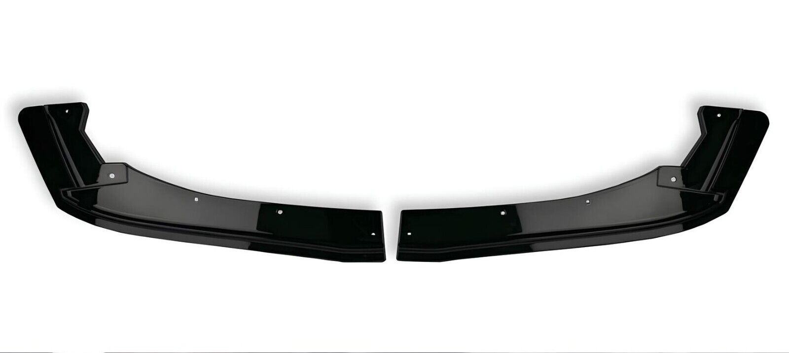 REAR BUMPER CORNER CANARDS GLOSS BLACK FOR BMW 3 SERIES F30 2015-2018