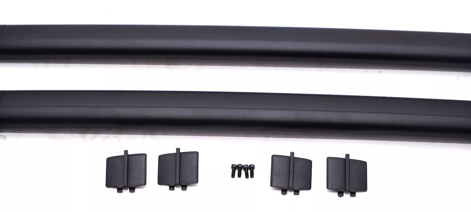 FOR LAND ROVER FREELANDER 2 L359 ROOF RAILS CROSS BAR RACK BLACK 4 PCS 2006-2014