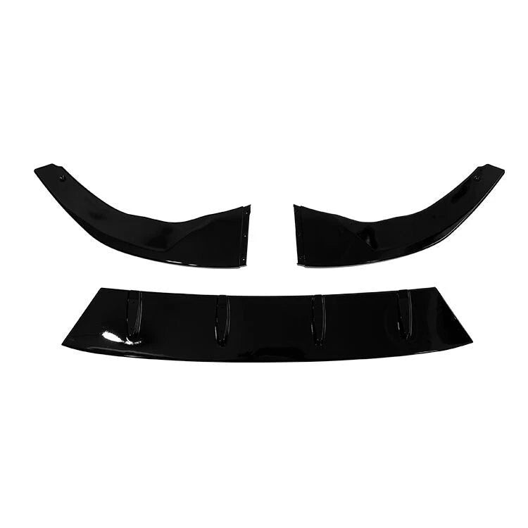 FOR VW Golf MK8 GTI GTD R LINE FRONT SPLITTER SPOLER LIP BODY KIT GLOSS BLK 20+