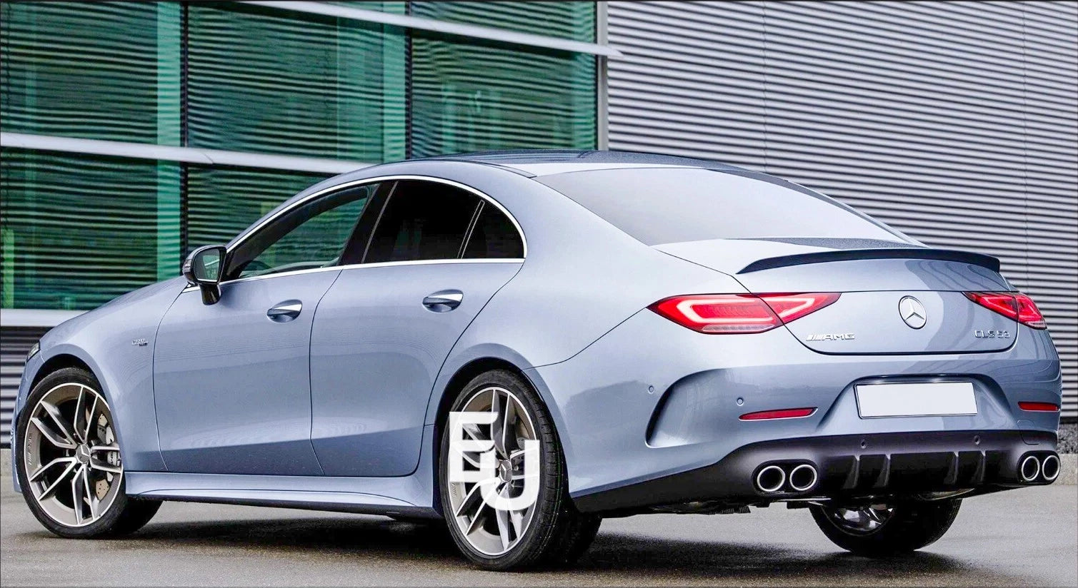 REAR BOOT SPOILER AMG STYLE FOR MERCEDES CLS W257 C257 2018+ GLOSS BLACK