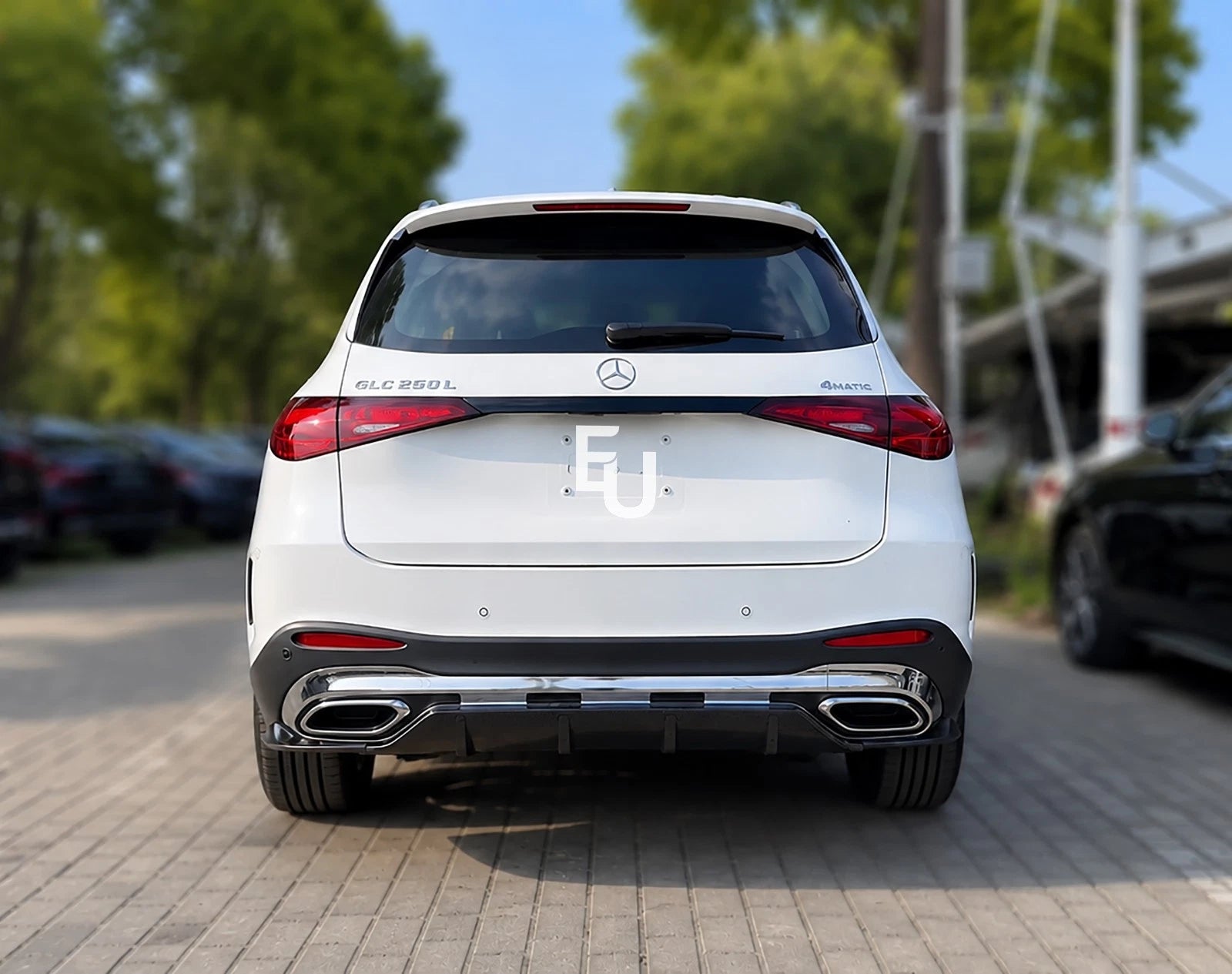 FOR MERCEDES GLC X254 AMG REAR BUMPER DIFFUSER SPLITTER LIP GLOSS BLACK 2022+
