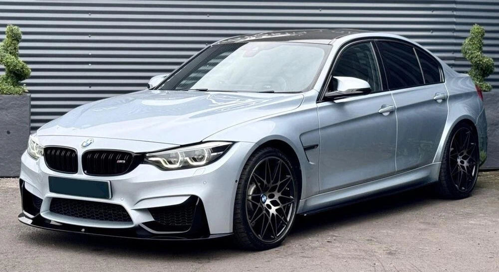 FOR BMW M3 M4 F80 F82 F83 MP STYLE FRONT BUMPER SPLITTER LIP SPOILER GLOSS BLACK