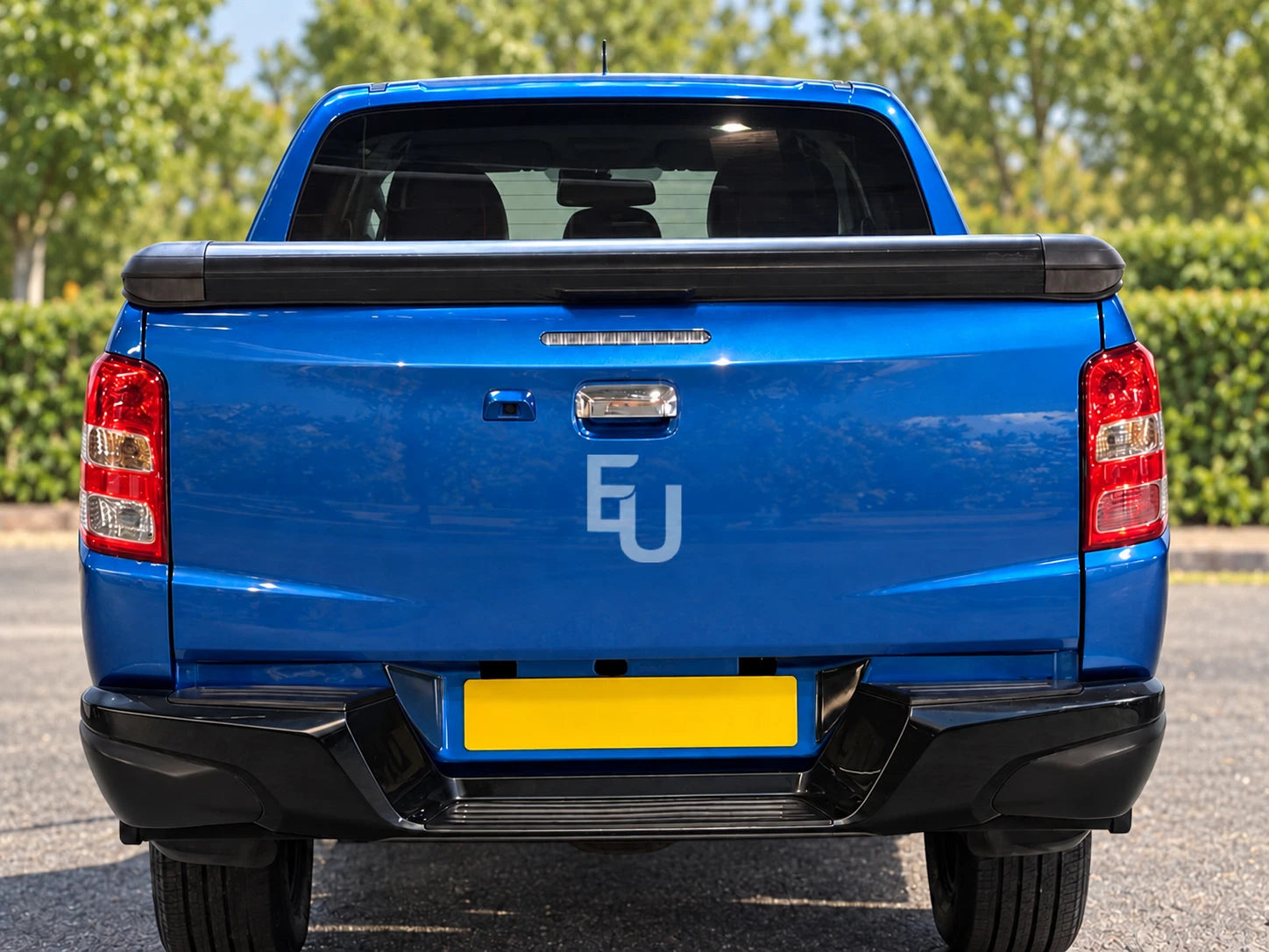FOR MITSUBISHI L200 TRITON SERIES 5 BLACK REAR BUMPER STEP 2015-2019 PRE-LCI