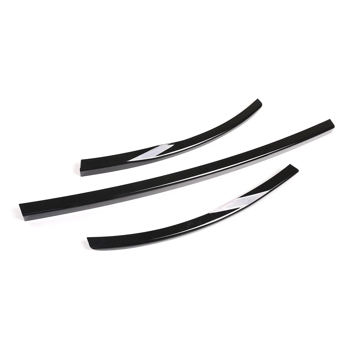 FOR RANGE ROVER VOGUE L405 AUTOBIOGRAPHY FRONT BUMPER TRIM 3 PIECE BLACK 18-21