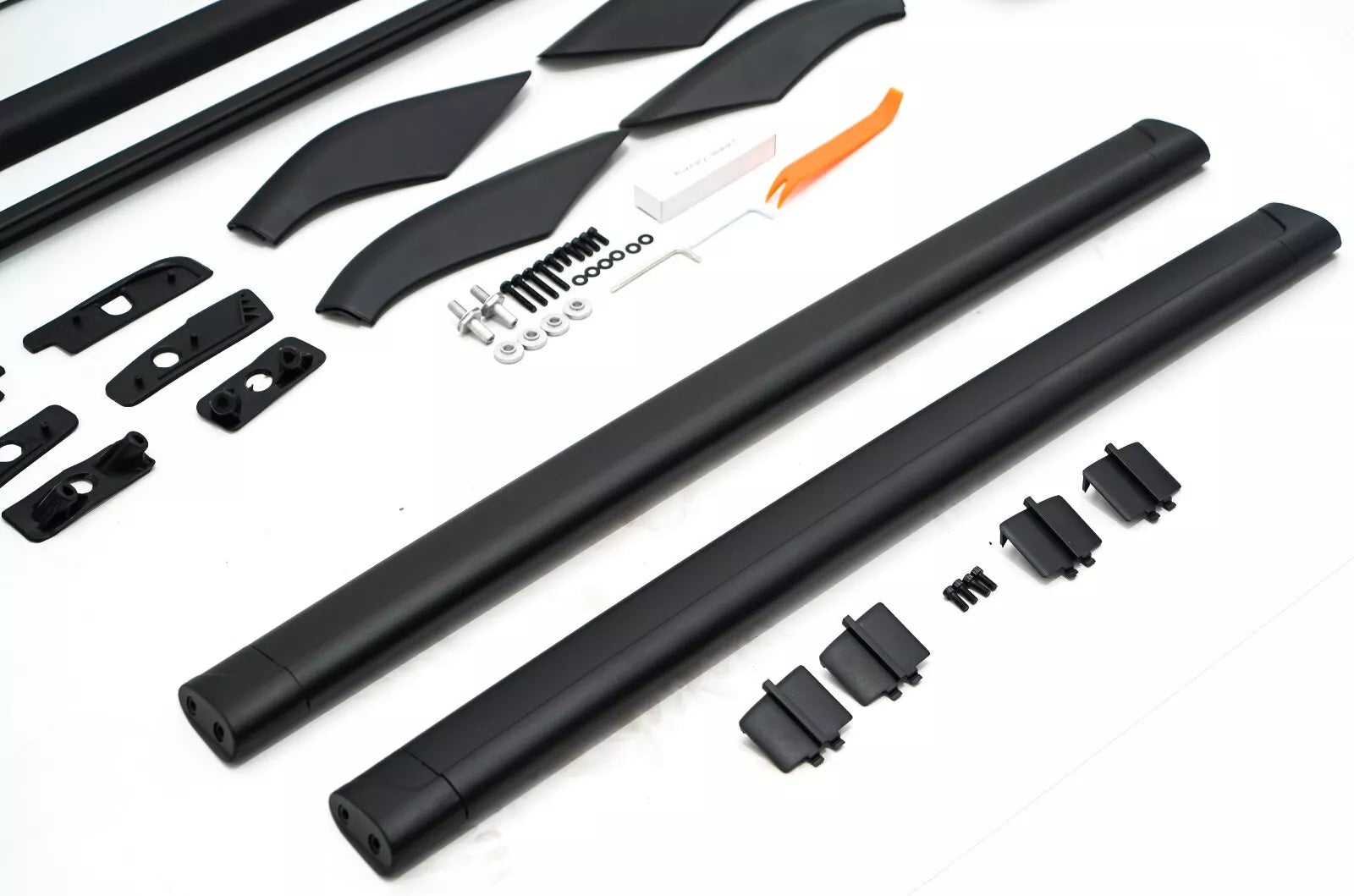 FOR LAND ROVER FREELANDER 2 L359 ROOF RAILS CROSS BAR RACK BLACK 4 PCS 2006-2014