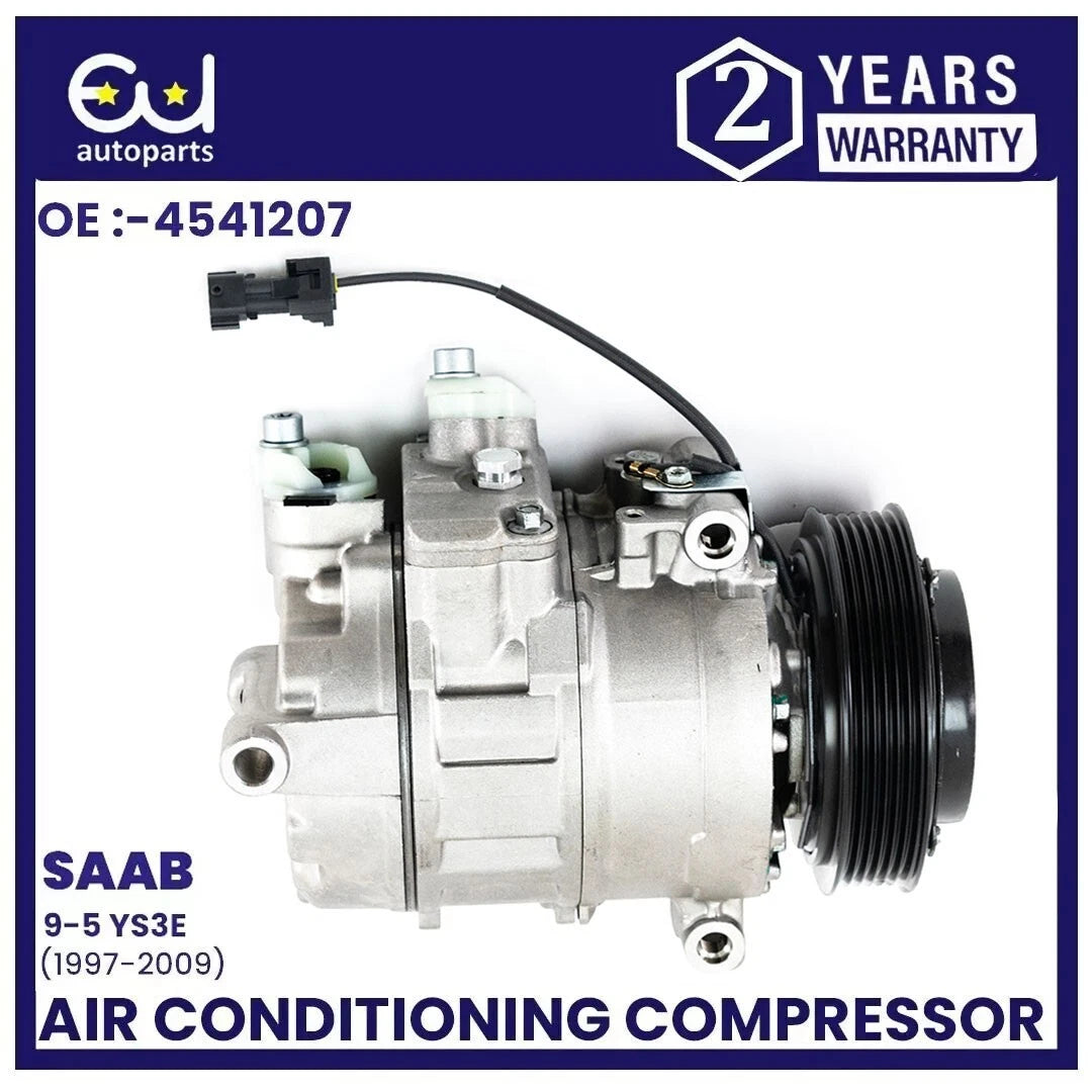 NEW AIR CONDITIONING A/C COMPRESSOR FOR SAAB 9-5 YS3E SERIES 1997-2009 12758380