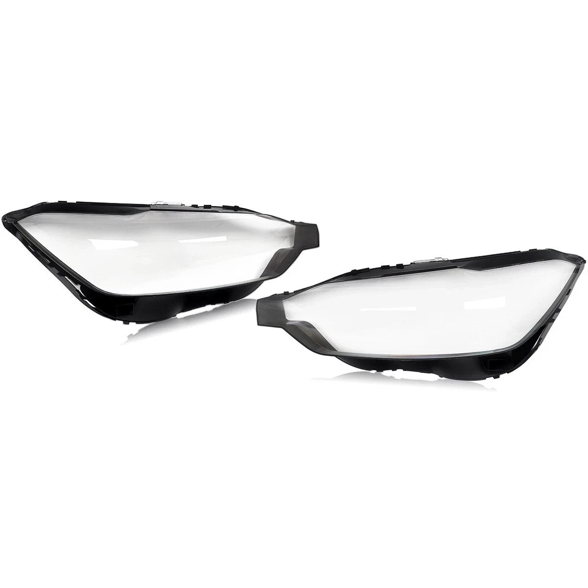 FOR VOLVO XC60 MK2 FRONT HEADLIGHT LAMP LENS COVER LEFT RIGHT SIDE PAIR 2018-20