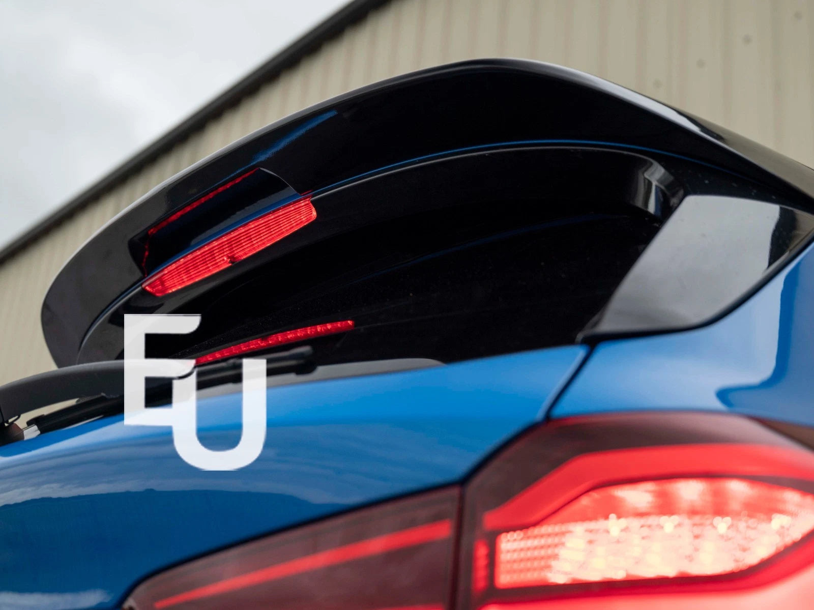 REAR ROOF BOOT SPOILER WING FOR BMW X1 F48 M SPORT  15-22 GLOSS BLACK