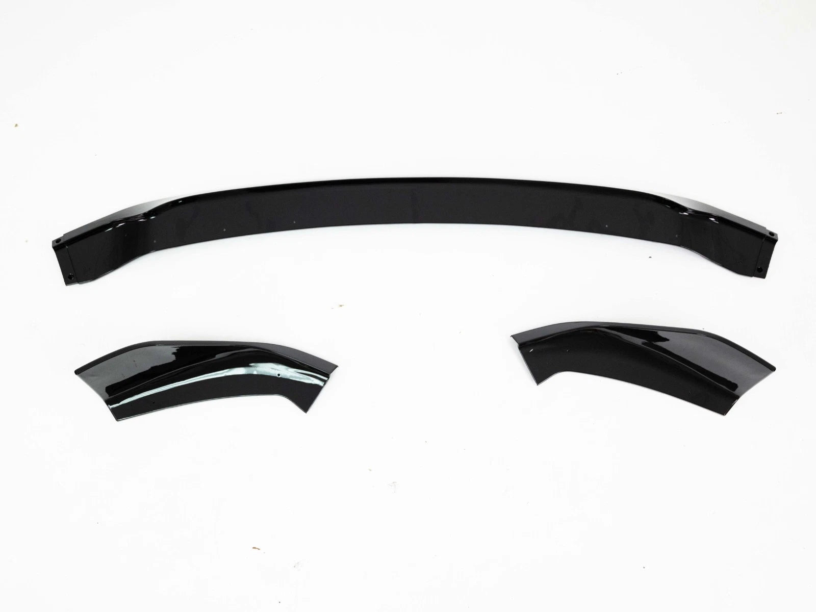 FRONT SPLITTER SPOILER LIP FOR BMW 1 SERIES F40 M SPORT GLOSS BLACK 19+