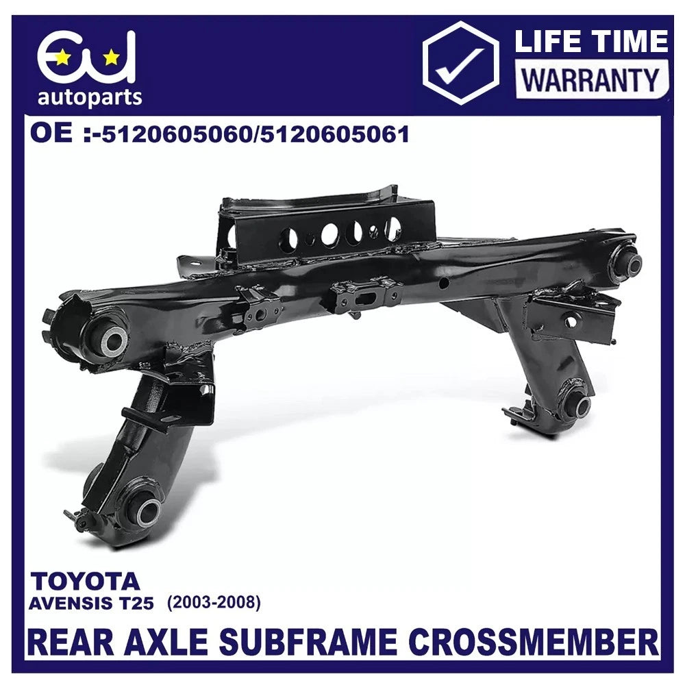 REAR AXLE SUBFRAME CROSSMEMBER FOR TOYOTA AVENSIS T25 03-08 51206-05060