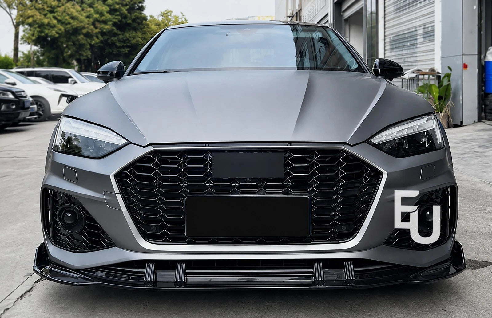 RS5 STYLE HONEYCOMB GRILLE FOR AUDI A5 S5 B9.5 COUPE CABRIO SPORTBACK 2020+