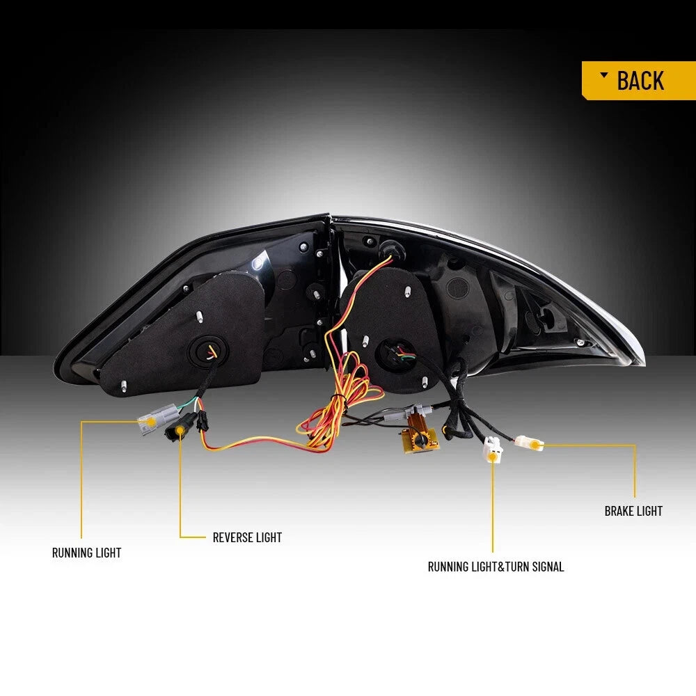 FOR LEXUS RX350 450H FULL LED SEQUENTIAL REAR TAIL LIGHT LAMP W/ANIMATION 09-15