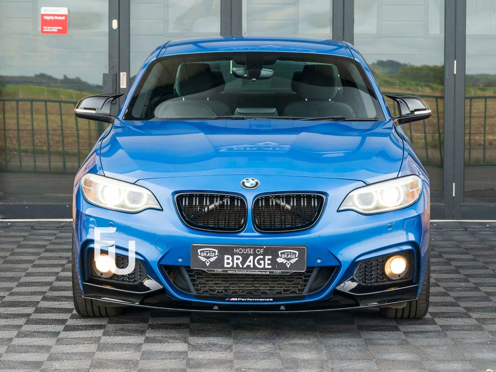 BODY KIT FRONT SPLITTER REAR DIFFUSER FOR BMW 2 SERIES F22 F23 MP STYLE BODYKIT