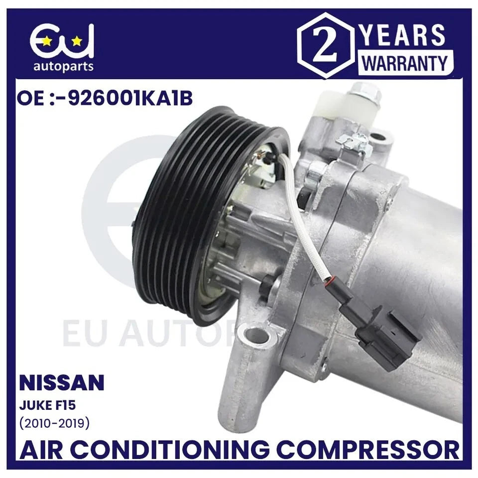 AIR CON A/C AC COMPRESSOR PUMP FOR NISSAN JUKE F15 2010-2019 1.6 PETROL DIG-T