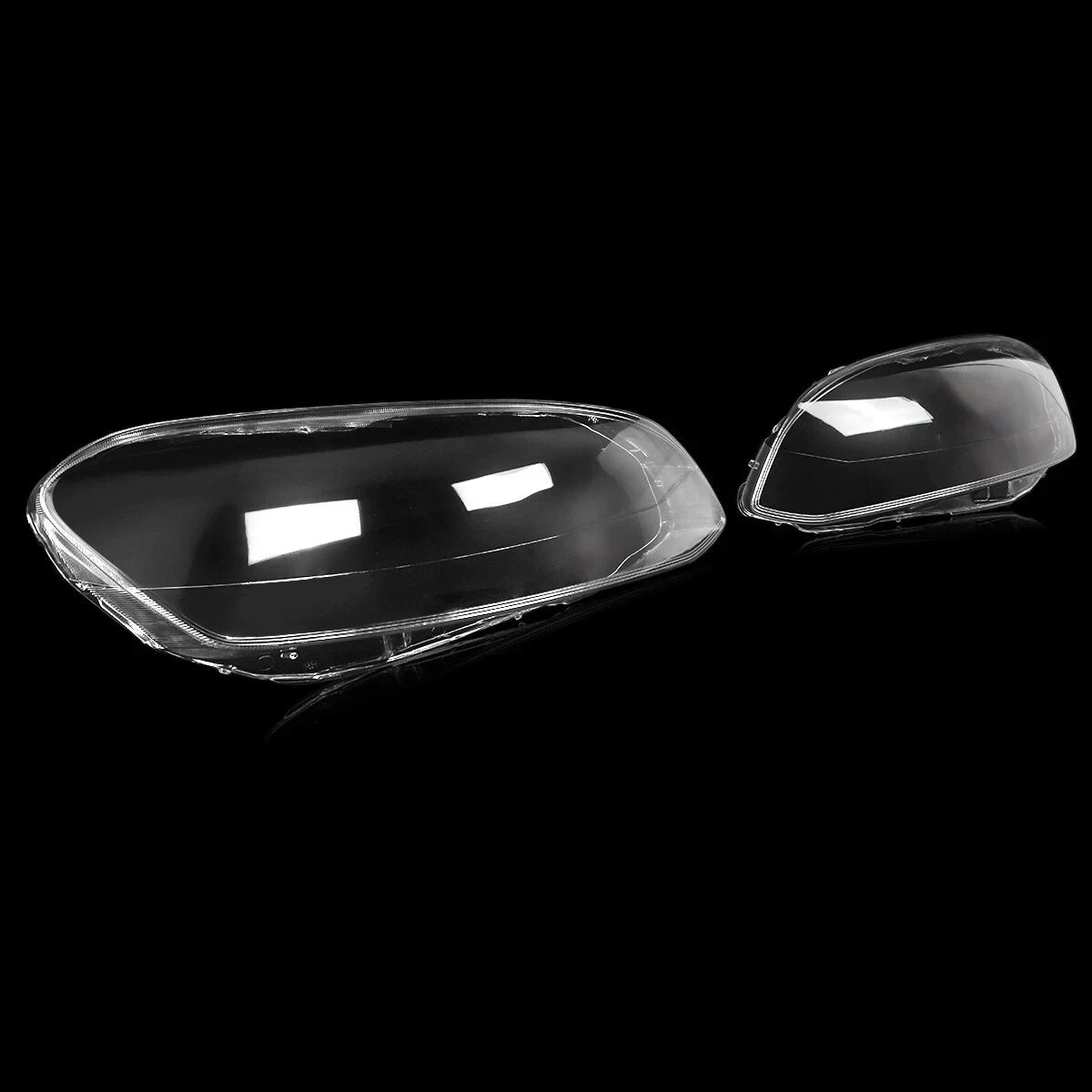 FOR VOLVO XC60 2013-17 LCI FRONT HEADLIGHT LAMP LENS COVER LEFT RIGHT SIDE PAIR