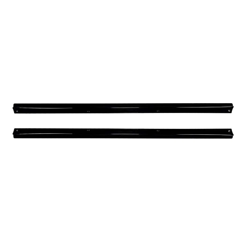 FOR VW GOLF MK5 GTI R32 SIDE SKIRT EXTENSION LIP SPLITTER GLOSS BLACK 2003-2008