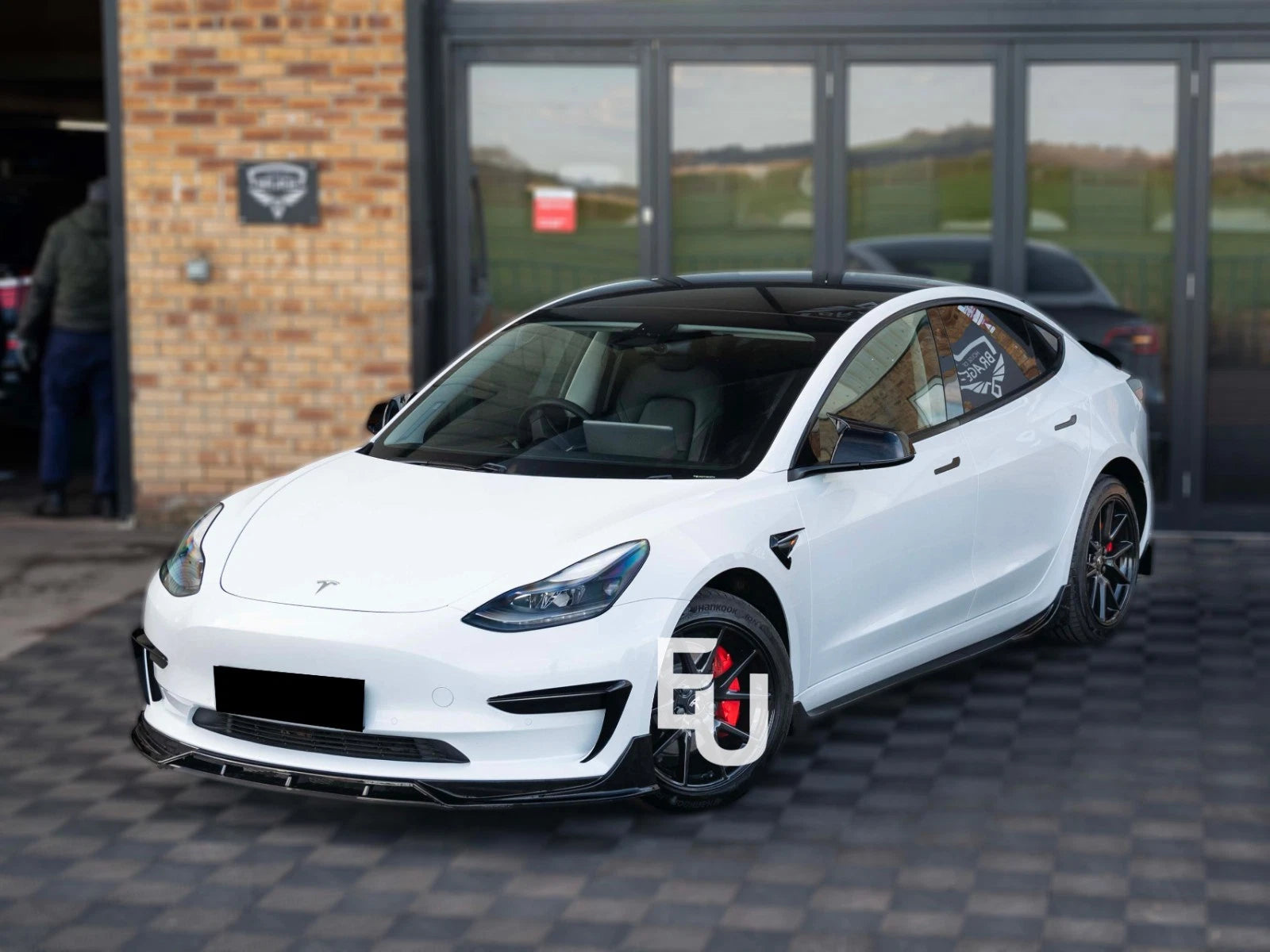 FOR TESLA MODEL 3 AERO BODY KIT BODYKIT FRONT SPLITTER REAR DIFFUSER SKIRT 17-23